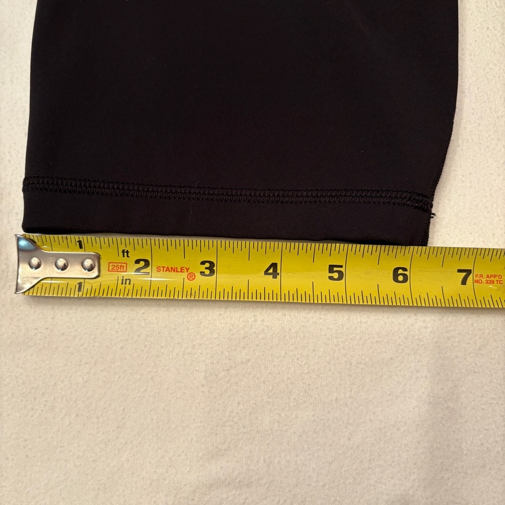 Lululemon Athletica mid-rise Black Biker Shorts, Size 8 - Picture 6 of 7